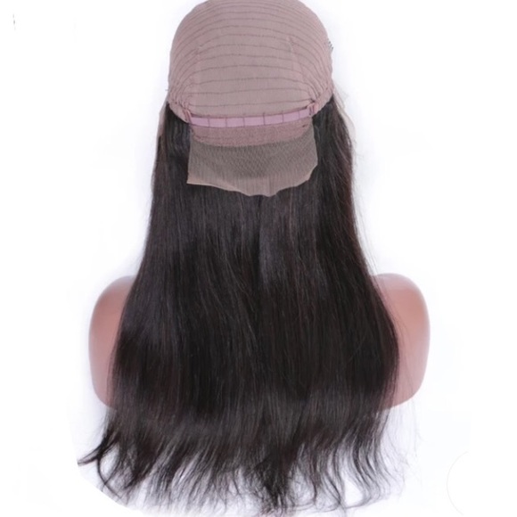 ?KIDA 24” 1B 100%BRAZILIAN S8 HAIR LACE FRONT WIG